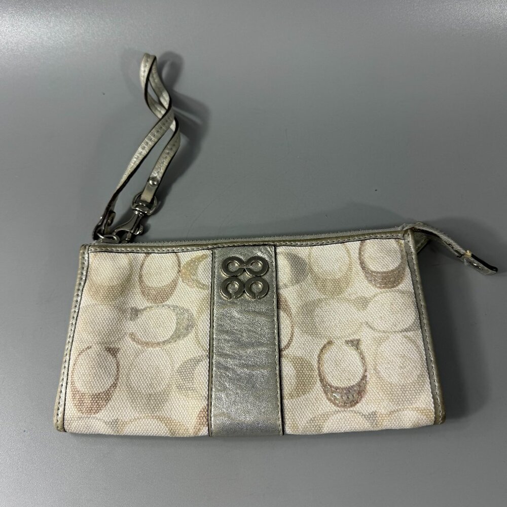 Coach Wristlet with Sequins